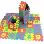 Kleurrijke 36-delige schuimpuzzel met cijfers voor kinderen