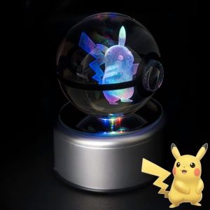 lichtgevende pokeball pikachu
