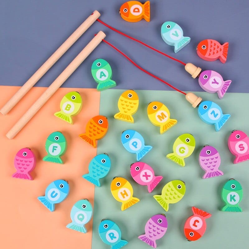 Fishing Game – Leren & Ontdekken – Magnetisch Visspel – Mijn Hummeltje