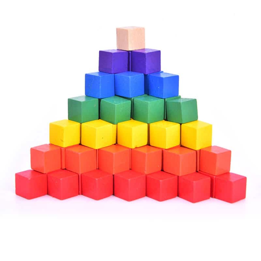 Kleurrijke houten blokken voor kinderen