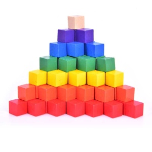 Kleurrijke houten blokken voor kinderen