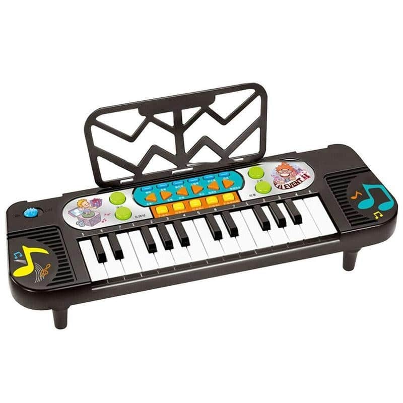 This multifunctional electronic piano is ideal for your child to discover music alongside Paw Patrol and Frozen! Offering multiple rhythms, sound and light effects as well as a DJ table mixer, it This multifunctional electronic piano is ideal for your child to discover music alongside Paw Patrol and Frozen! Offering multiple rhythms, sound and light effects as well as a DJ table mixer, it