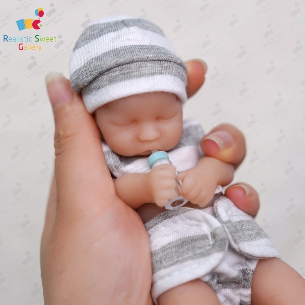 Anti-stress tweelingpoppen met gestreepte kleding