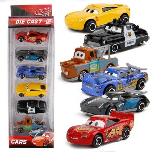 Set van Cars 3 auto's in een doos van 6