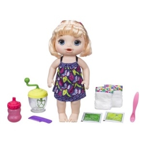Baby Alive lepelvoedende pop met babyaccessoires