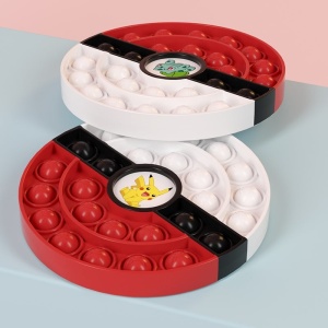 Anti-stress speeltje voor kinderen, pokeball stijl, met pikachu motief