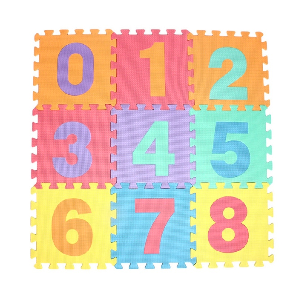 Veelkleurige schuimrubberen puzzelmat voor kinderen