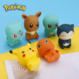 Pokémon badspeelgoed voor kinderen met een gele en blauwe achtergrond