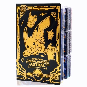 Groot zwart-geel Pokémon-album met pikachu-motieven