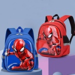 Spiderman schooltas voor kinderen in rood en blauw met spiderman motief