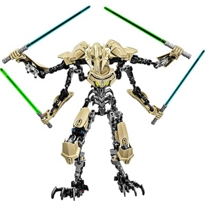 Star Wars lego-stijl battle droid figuren met sabels