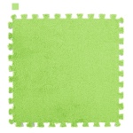 Effen groene schuimrubberen puzzelmat