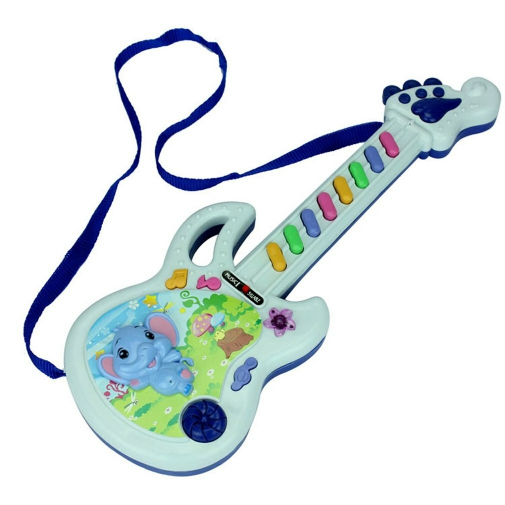 Educatieve elektrische gitaar voor kinderen met gekleurde laarsjes