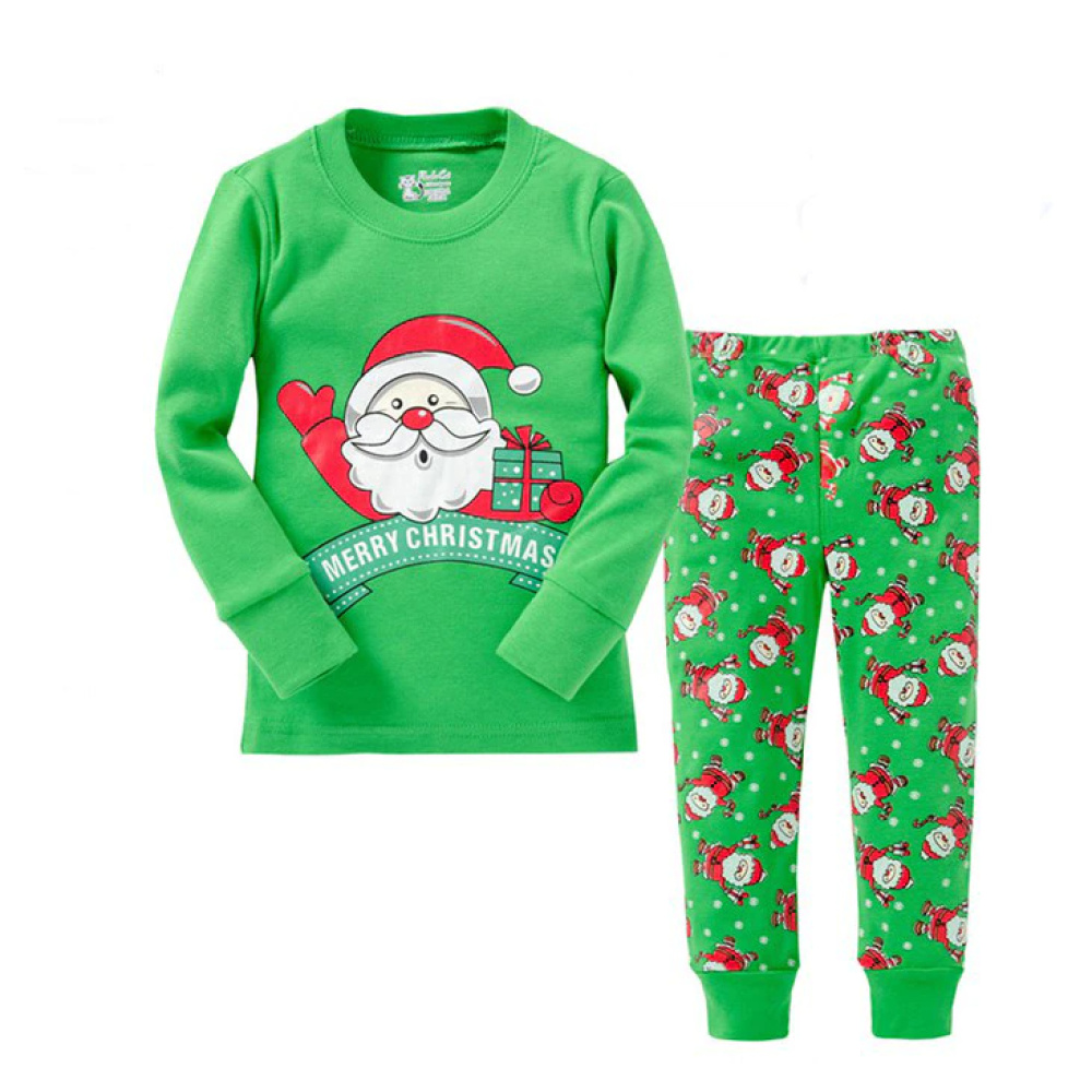 Warme kerstman pyjama voor kinderen