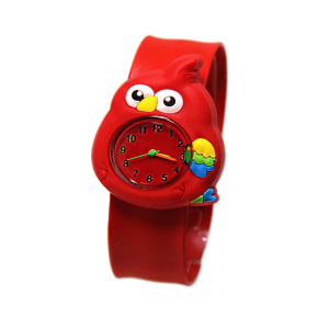 Kleine rode papegaai horloge voor kinderen