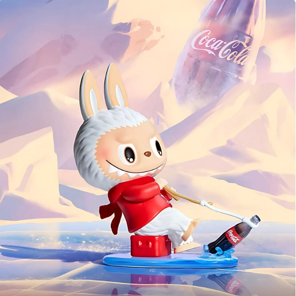 Mystery box met mini-figuur in Labubu-stijl The Monsters Coca Cola collectie - Afbeelding 8