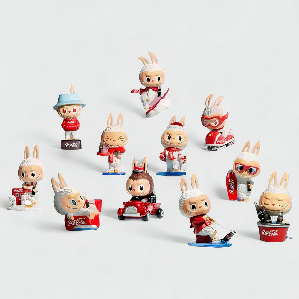 Mystery box met mini-figuur in Labubu-stijl The Monsters Coca Cola collectie - Afbeelding 18
