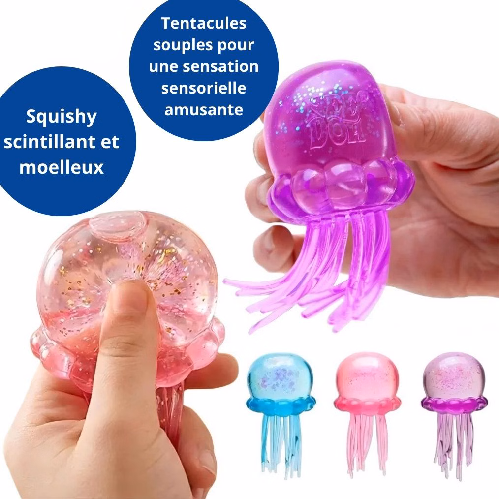 Squishy Needoh kwal, sensorisch knijpspeeltje voor kinderen - Afbeelding 3